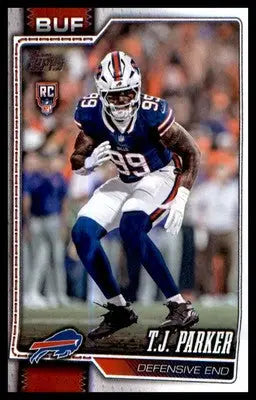 2026 Topps Flagship Football Rookies #376 T.J. Parker - Football Card Single