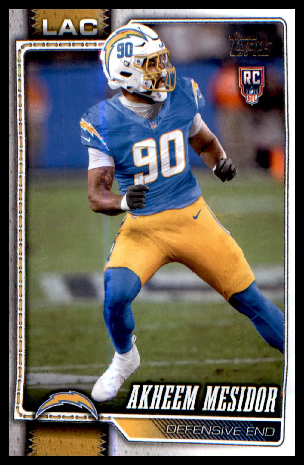 2026 Topps Flagship Rookie Card #345 Akheem Mesidor - Football Card Single