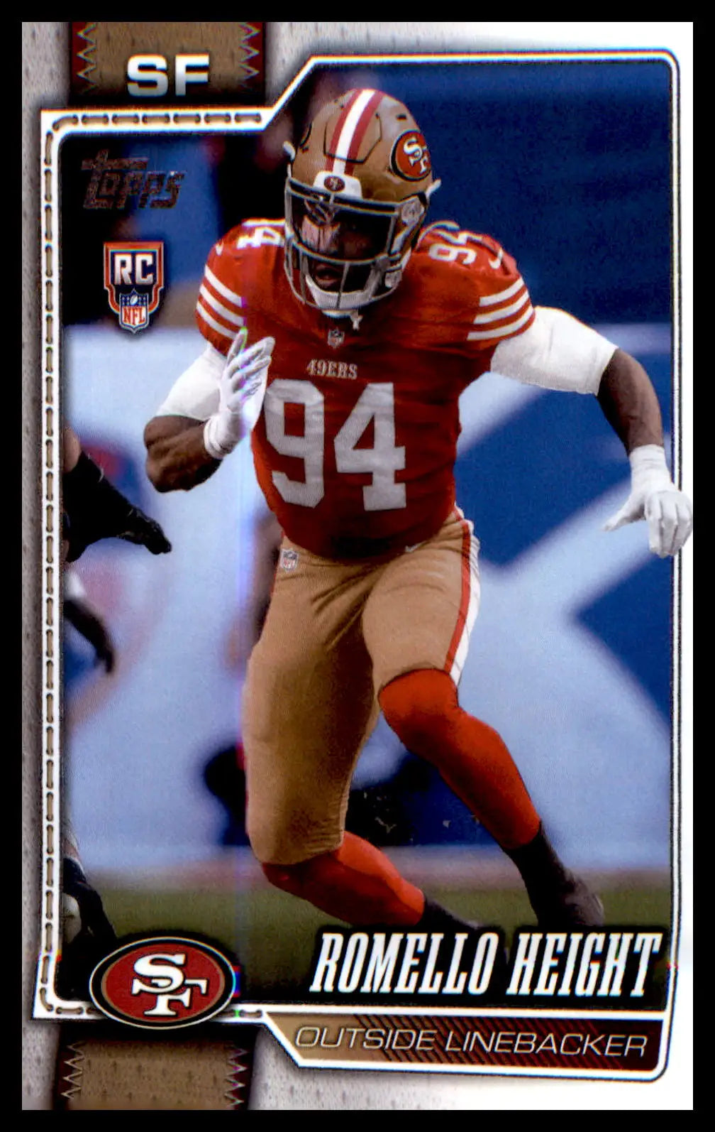 2026 Topps Flagship Rookie Card #358 Romello Height - Football Card Single