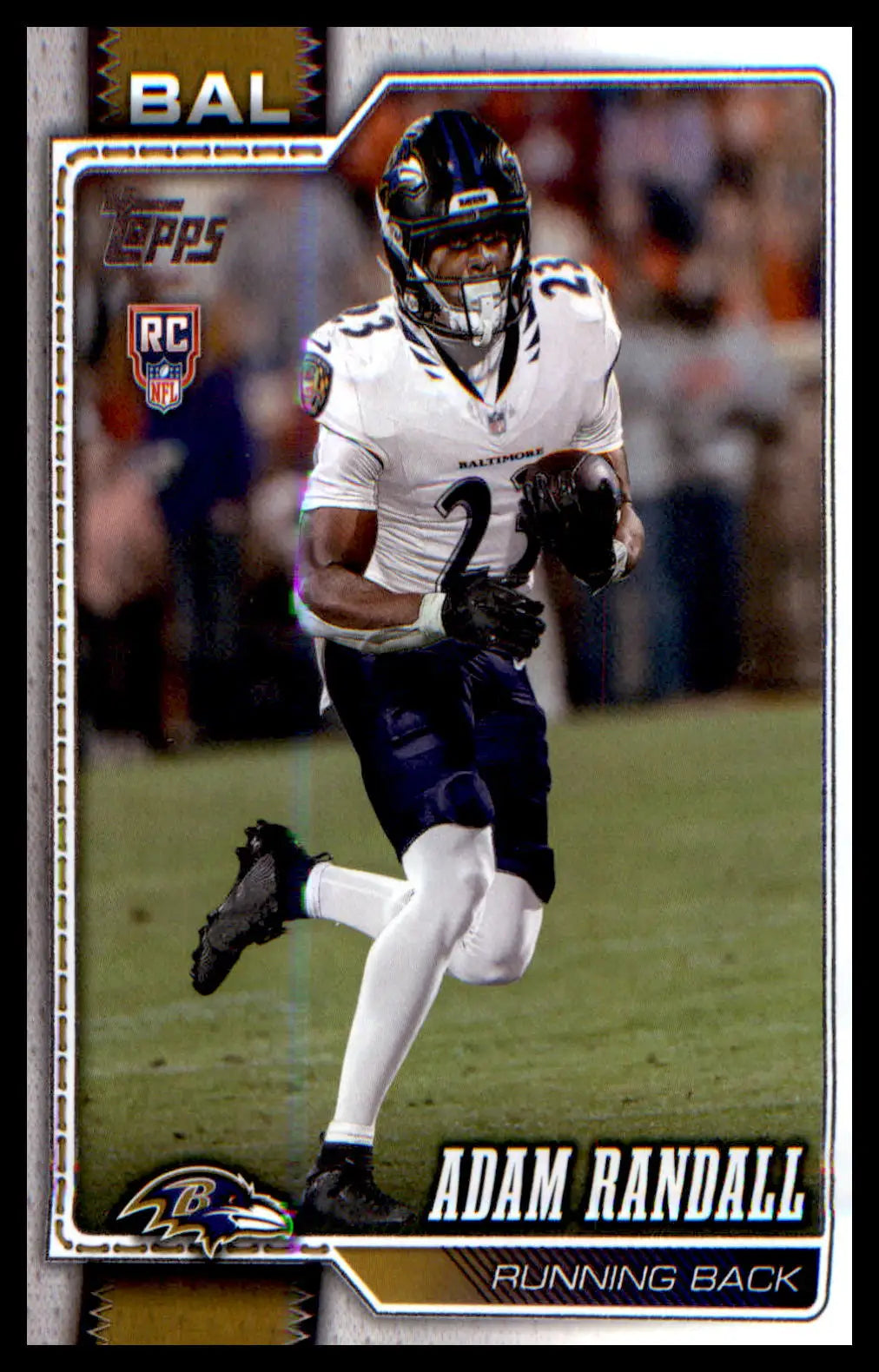 2026 Topps Flagship Rookie Card #377 Adam Randall - Football Card Single