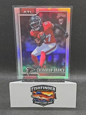 2026 Topps Flagship Zachariah Branch#397 RC Rainbow Foil Atlanta Falcons - Football Card Single