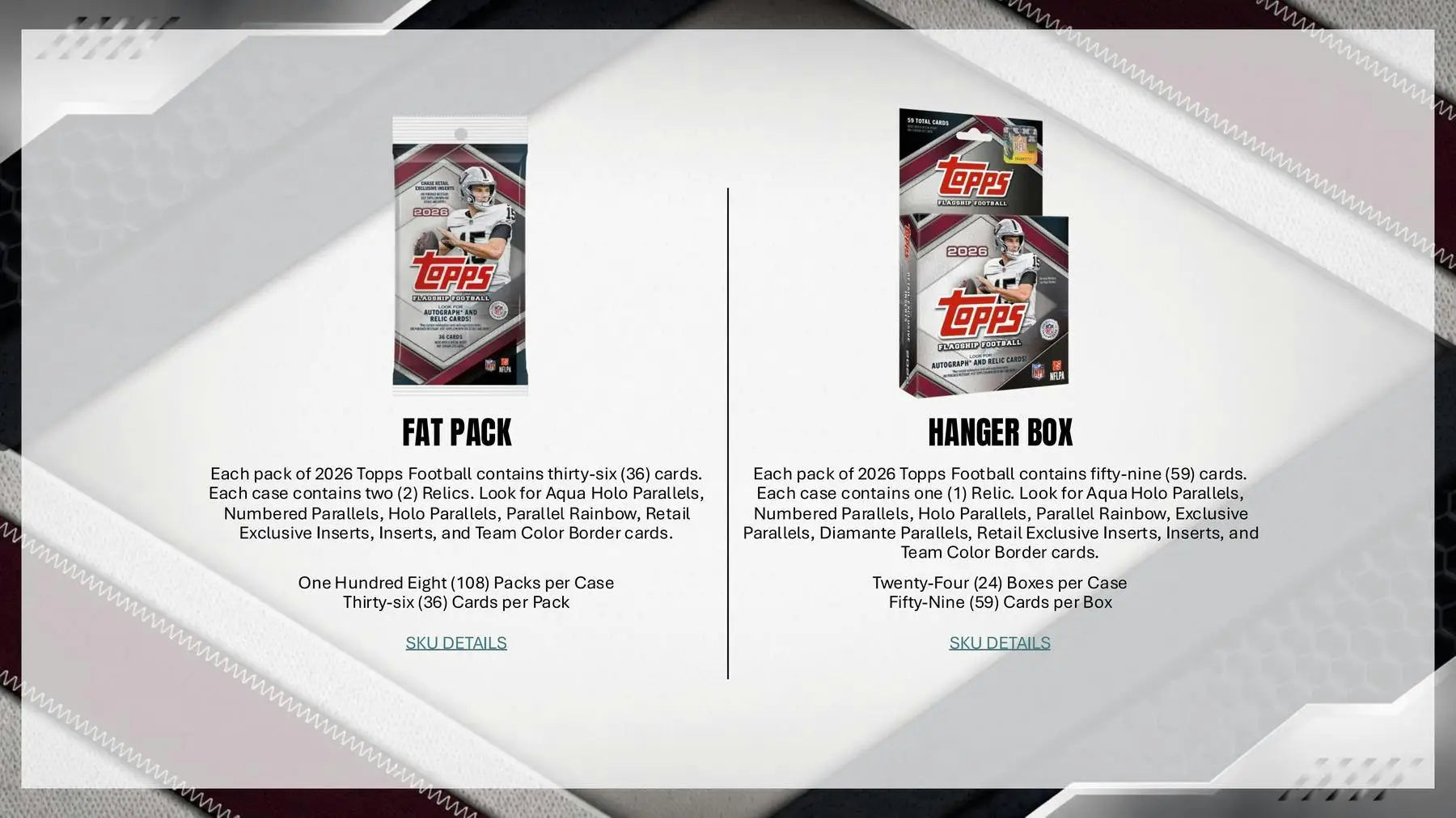 2026 Topps Football Hobby Box | Columbia Sports Cards - Football Card Box