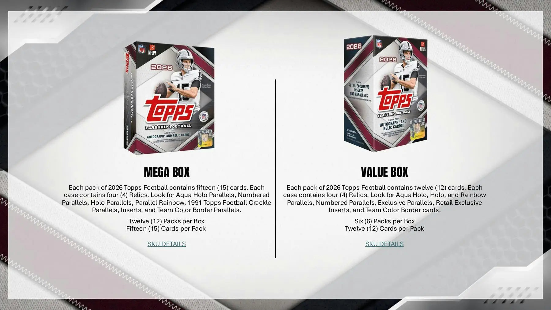 2026 Topps Football Hobby Box | Columbia Sports Cards - Football Card Box
