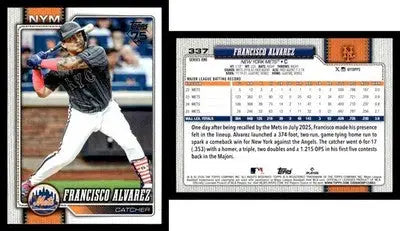 2026 Topps FRANCISCO ALVAREZ #337 [Base] New York Mets