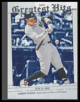 2026 Topps #GH-2 Aaron Judge 2025 Greatest Hits New York Yankees