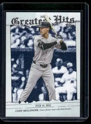 2026 Topps Greatest Hits Cody Bellinger #GH-15 Baseball - Baseball Card Single