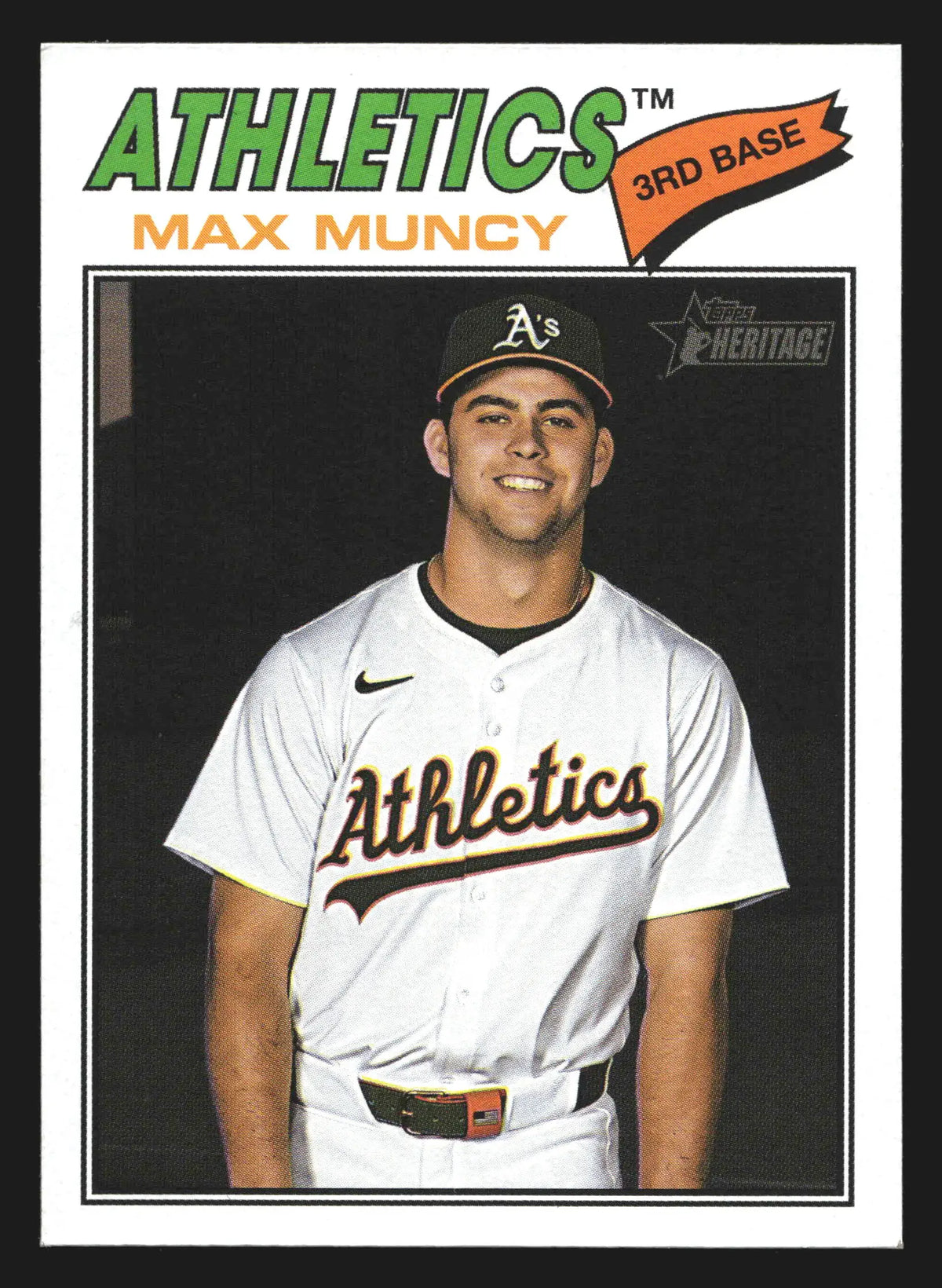 2026 Topps Heritage #105 Max Muncy Athletics - Baseball Card Single