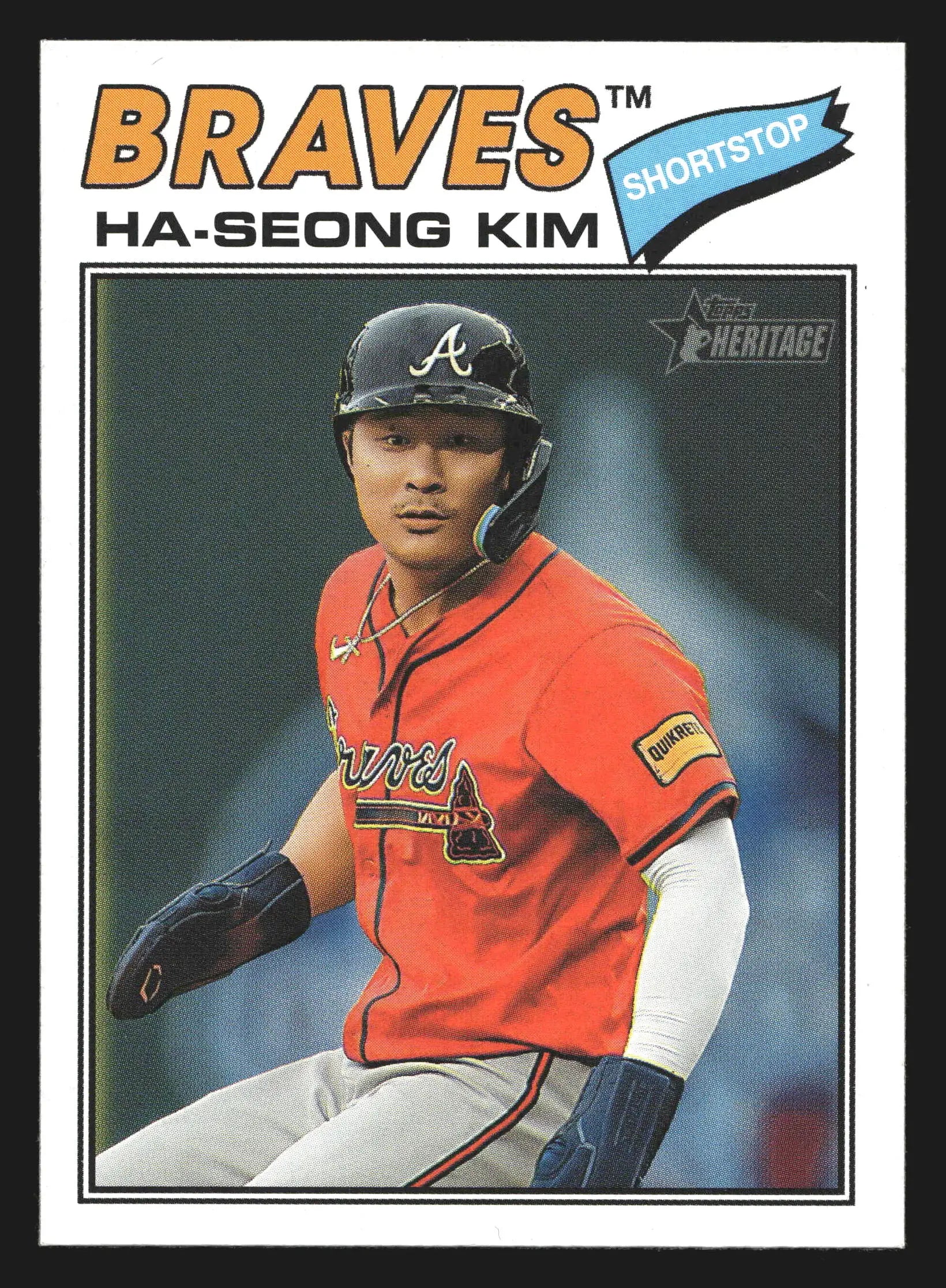 2026 Topps Heritage #125 Ha-Seong Kim Braves