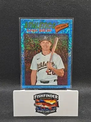 2026 Topps Heritage #186 Light Blue Sparkle - Zack Gelof Athletics - Baseball Card Single