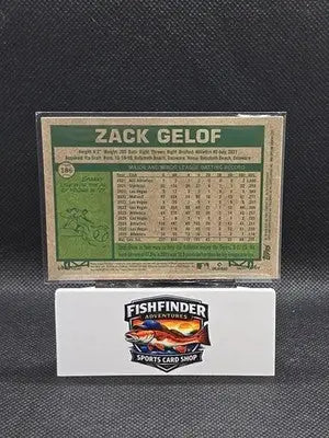 2026 Topps Heritage #186 Light Blue Sparkle - Zack Gelof Athletics - Baseball Card Single