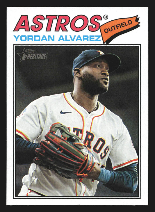 2026 Topps Heritage #25 Yordan Alvarez Houston Astros - Baseball Card Single