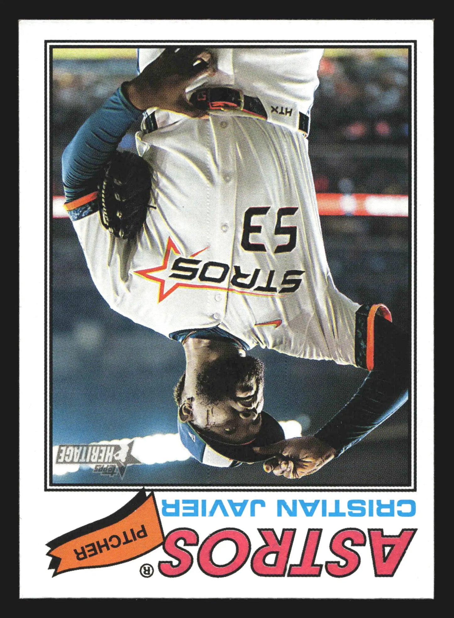 2026 Topps Heritage #330 Cristian Javier Astros - Baseball Card Single