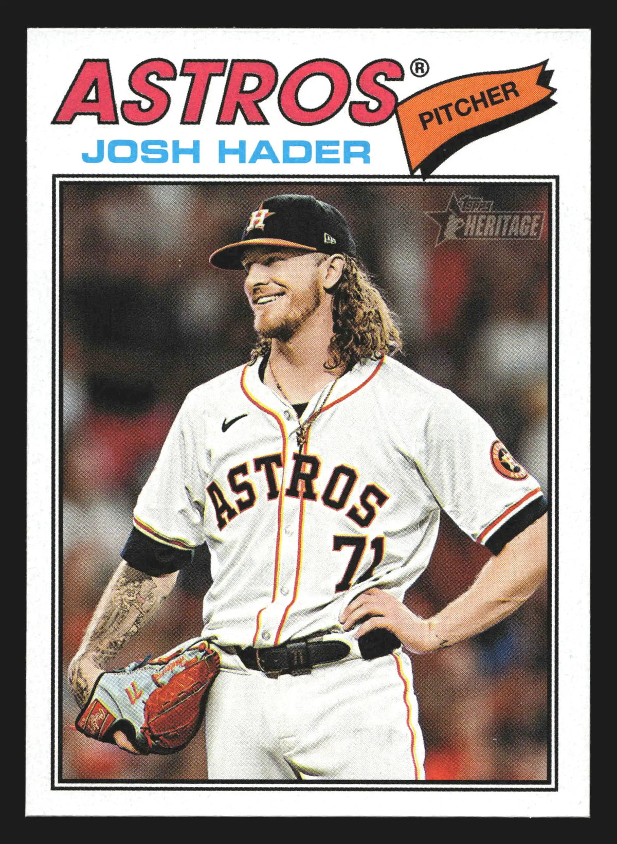 2026 Topps Heritage #9 Josh Hader Houston Astros - Baseball Card Single
