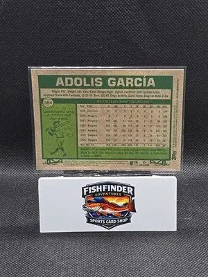 2026 Topps Heritage Adolis Garcia Chrome Light Blue Sparkle Texas Ranger #384 - Baseball Card Single