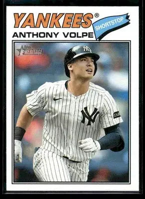 2026 Topps Heritage Anthony Volpe #297 New York Yankees - Baseball Card Single