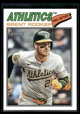 2026 Topps Heritage Brent Rooker #103 Athletics - Baseball Card Single