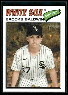 2026 Topps Heritage Brooks Baldwin #274 Chicago White Sox - Baseball Card Single