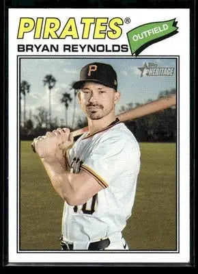 2026 Topps Heritage Bryan Reynolds #173 Pittsburgh Pirates - Baseball Card Single