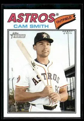 2026 Topps Heritage Cam Smith #69 Houston Astros - Baseball Card Single