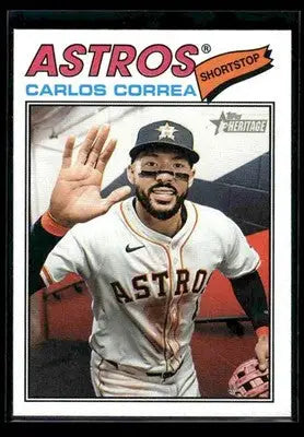 2026 Topps Heritage Carlos Correa #154 Houston Astros - Baseball Card Single