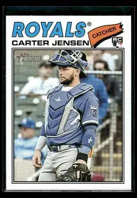 2026 Topps Heritage Carter Jensen #199 RC Kansas City Royals - Baseball Card Single