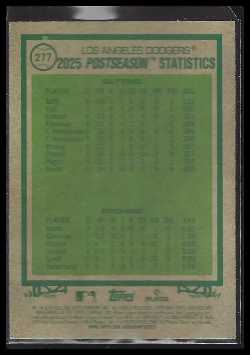 2026 Topps Heritage Chrome #277 NL Champions Shohei Ohtani - Baseball Card Single
