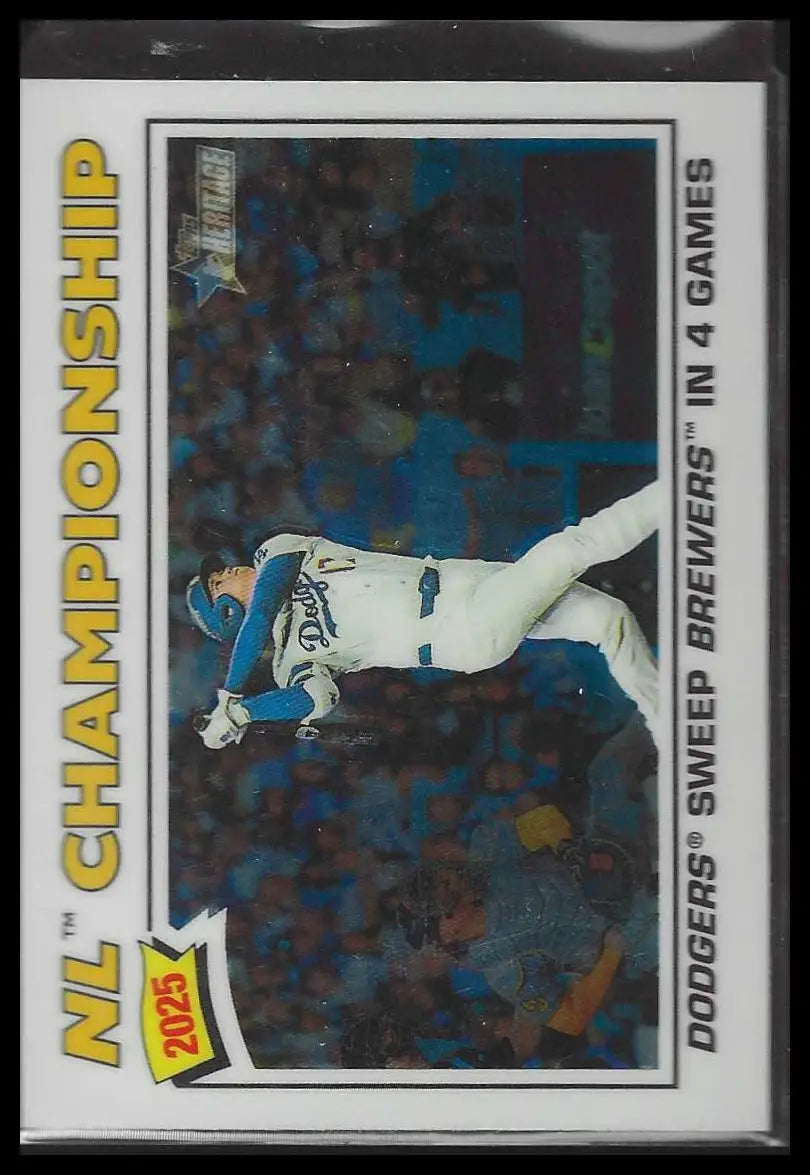 2026 Topps Heritage Chrome #277 NL Champions Shohei Ohtani - Baseball Card Single