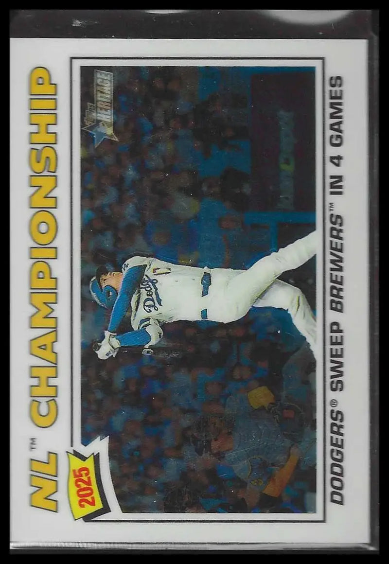 2026 Topps Heritage Chrome #277 NL Champions Shohei Ohtani - Baseball Card Single