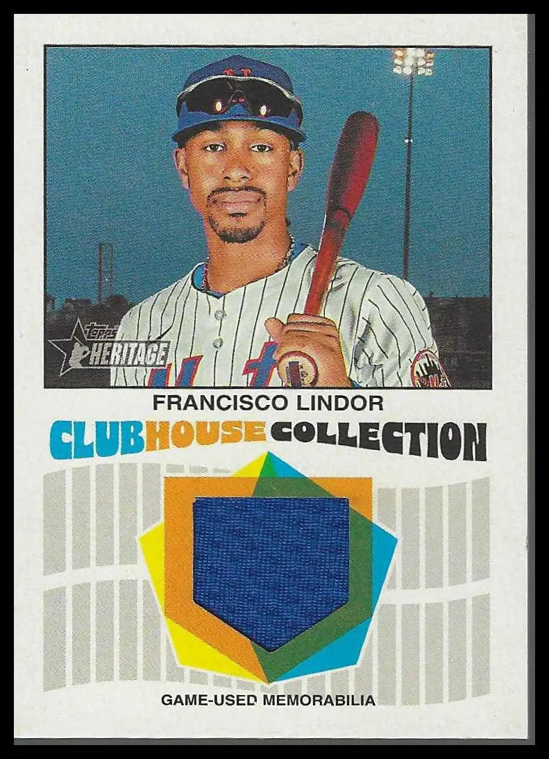 2026 Topps Heritage Clubhouse Collection Relics #CCR-FL Francisco Lindor