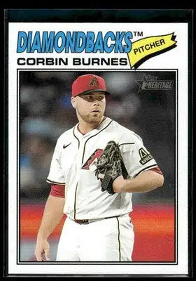 2026 Topps Heritage Corbin Burnes #238 Arizona Diamondbacks - Baseball Card Single