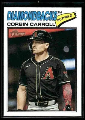 2026 Topps Heritage Corbin Carroll #383 Arizona Diamondbacks - Baseball Card Single