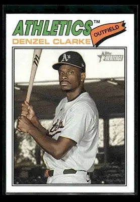 2026 Topps Heritage Denzel Clarke #324 Athletics - Baseball Card Single