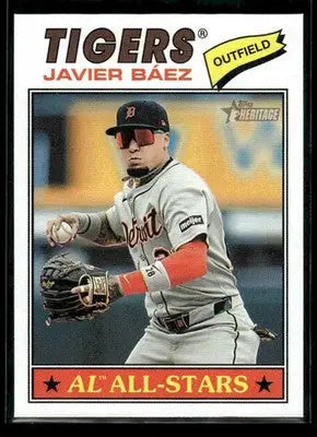 2026 Topps Heritage Javier Báez #107 Detroit Tigers - Baseball Card Single