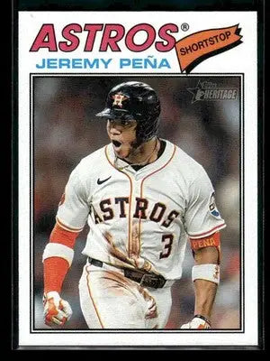 2026 Topps Heritage Jeremy Peña #283 Houston Astros - Baseball Card Single