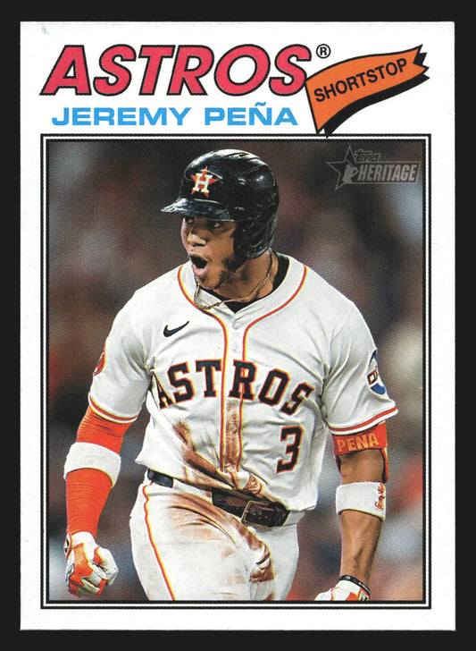 2026 Topps Heritage Jeremy Pena #283 Houston Astros - Baseball Card Single