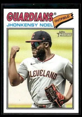 2026 Topps Heritage Jhonkensy Noel #197 Cleveland Guardians - Baseball Card Single