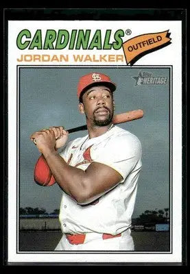 2026 Topps Heritage Jordan Walker #399 St. Louis Cardinals - Baseball Card Single