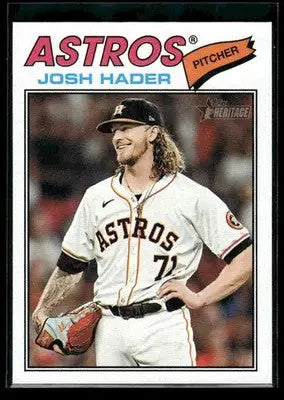 2026 Topps Heritage Josh Hader #9 Houston Astros - Baseball Card Single