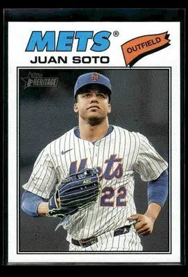 2026 Topps Heritage Juan Soto #306 New York Mets - Baseball Card Single