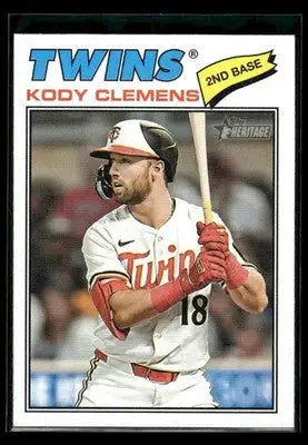 2026 Topps Heritage Kody Clemens #321 Minnesota Twins - Baseball Card Single