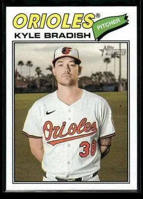 2026 Topps Heritage Kyle Bradish #16 Baltimore Orioles - Baseball Card Single