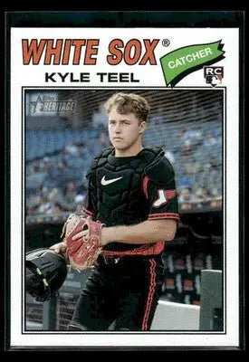 2026 Topps Heritage Kyle Teel #182 RC Chicago White Sox - Baseball Card Single