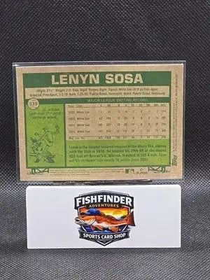2026 Topps Heritage- Lenyn Sosa LIGHT BLUE SPARKLE #339 WHITESOX - Baseball Card Single