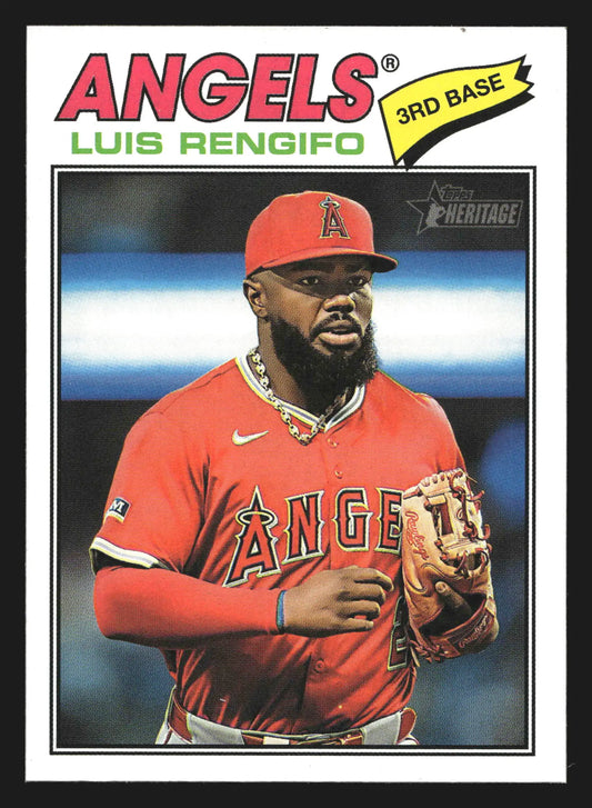 2026 Topps Heritage Luis Rengifo #149 Los Angeles Angels - Baseball Card Single