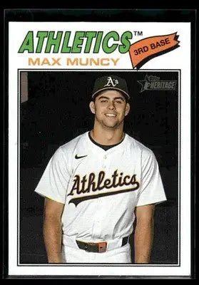 2026 Topps Heritage Max Muncy #105 Athletics - Baseball Card Single