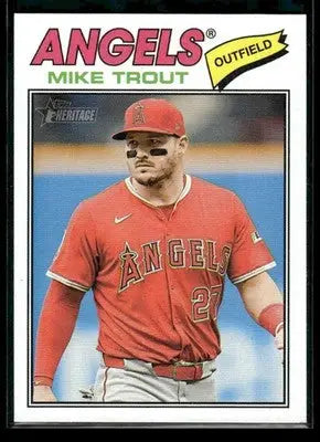 2026 Topps Heritage Mike Trout #163 Los Angeles Angels - Baseball Card Single