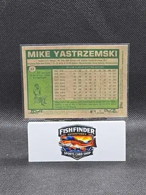 2026 Topps Heritage - Mike Yastrzemski Light Blue Sparkle #63 - Baseball Card Single