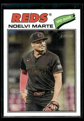 2026 Topps Heritage Noelvi Marte #100 Cincinnati Reds - Baseball Card Single