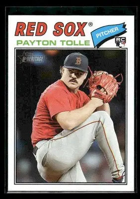 2026 Topps Heritage Payton Tolle #386 RC Boston Red Sox - Baseball Card Single