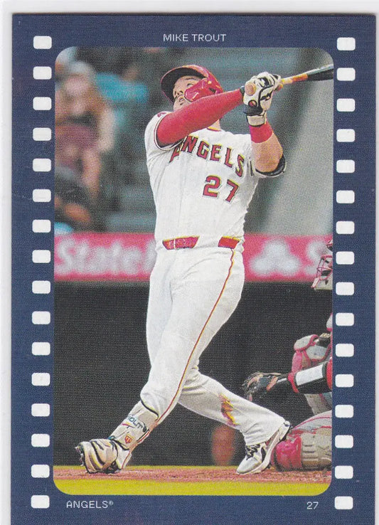 2026 Topps Heritage Ready and Action #RA-MT Mike Trout Angels - Baseball Card Single
